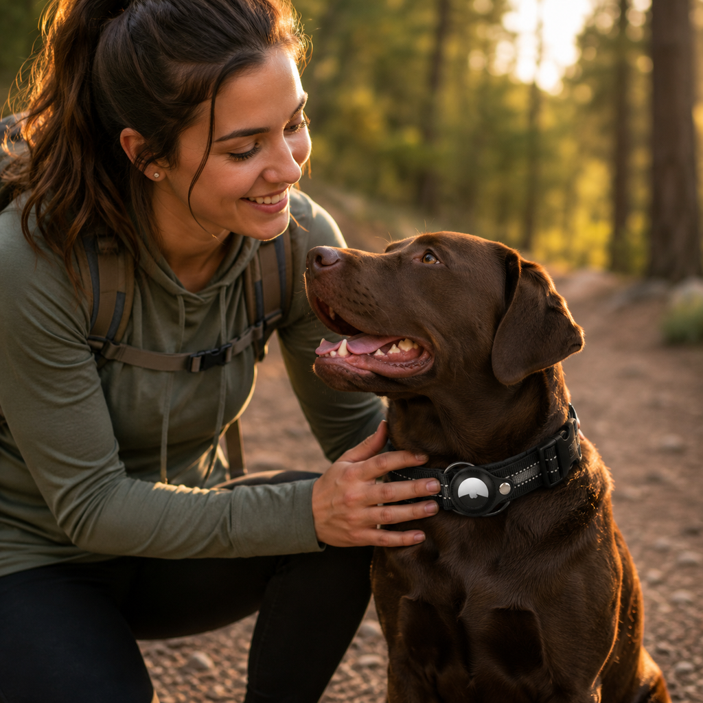 Dog Collar Tracker Tag