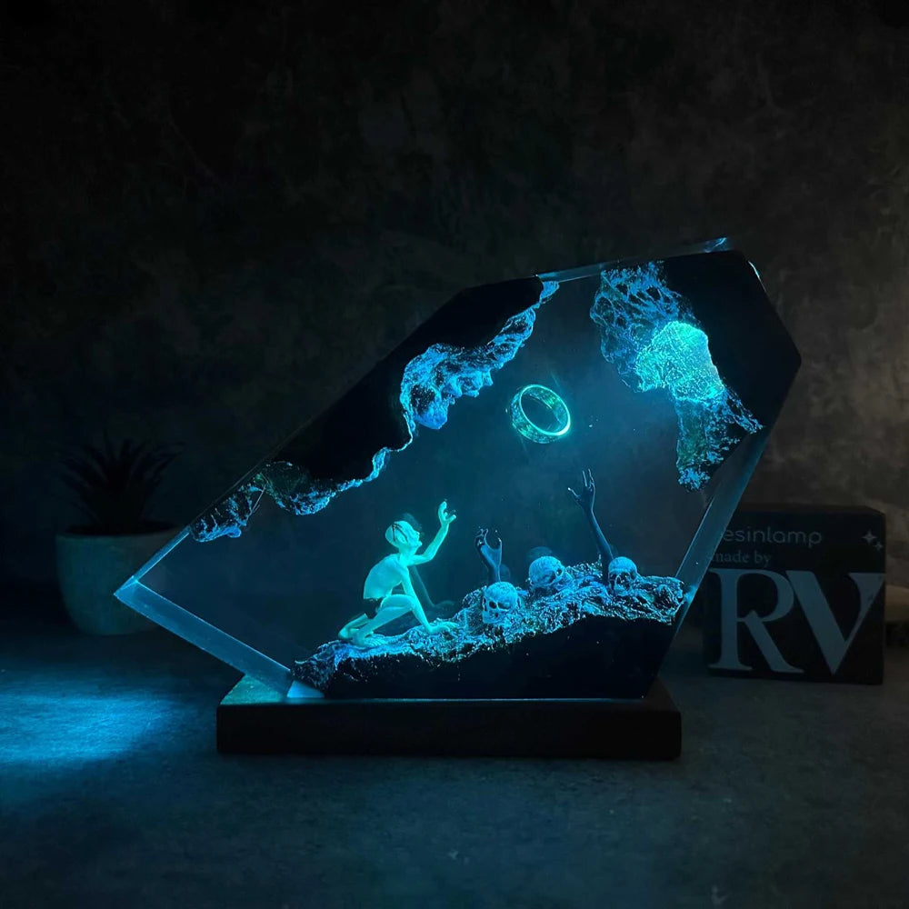 Lord of Rings Resin Lamp