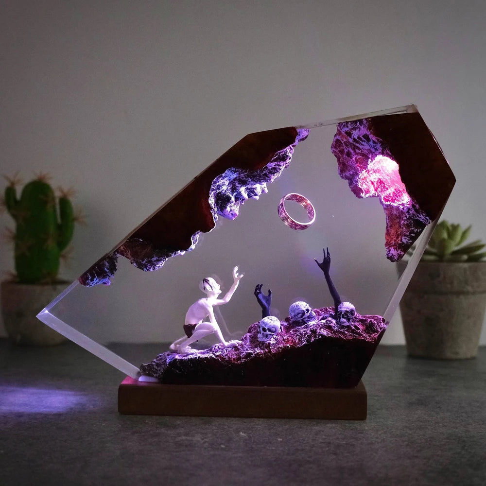 Lord of Rings Resin Lamp